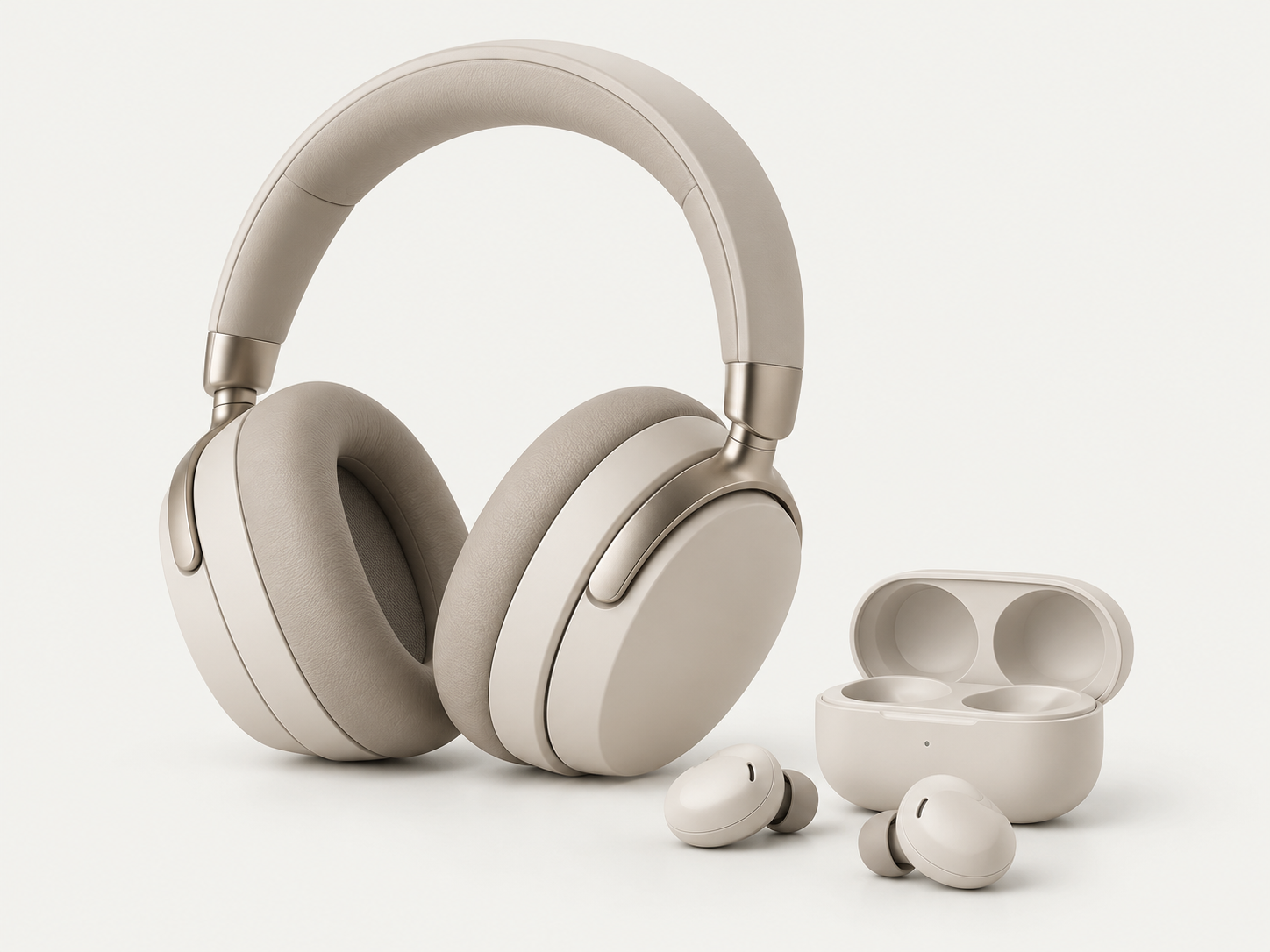 Headphones and wireless earbuds